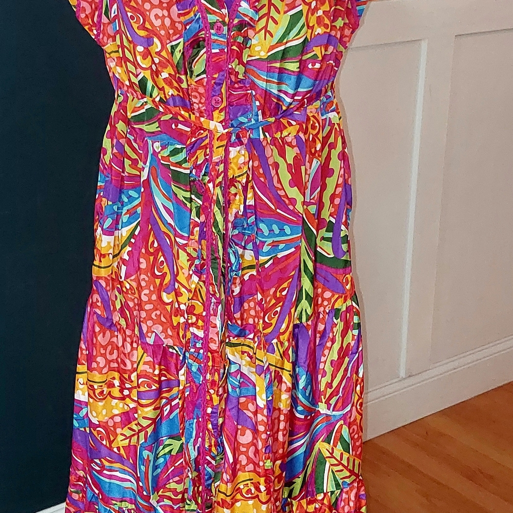True Destinations Colorful Maxi Dress